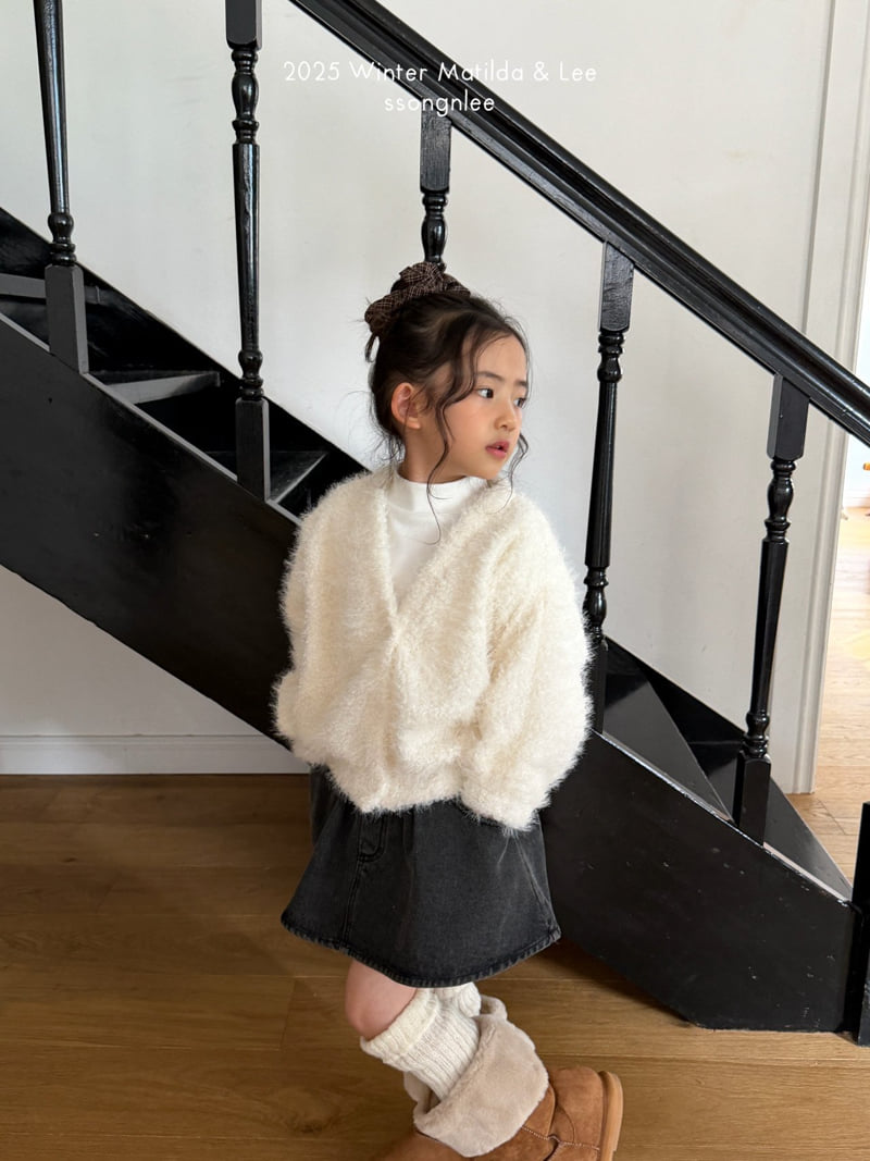 Matilda & Lee - Korean Children Fashion - #kidsshorts - Bouclé Cardigan - 4