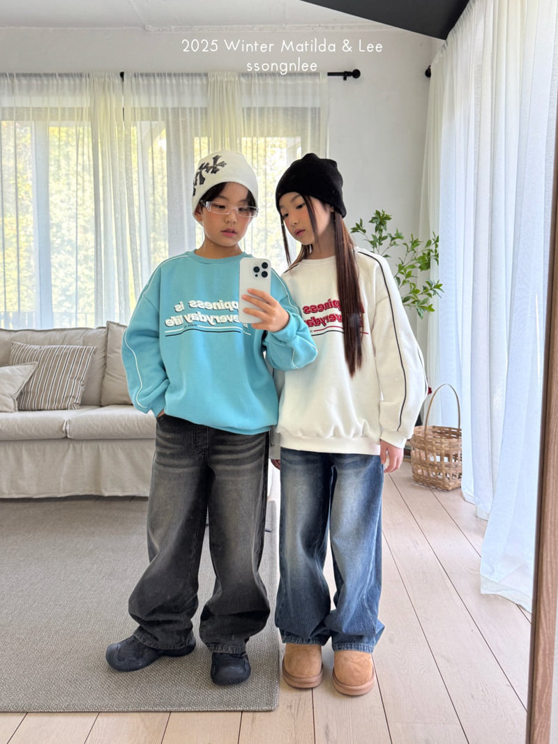 Matilda & Lee - Korean Children Fashion - #kidzfashiontrend - Every Happy Sweatshirt - 12