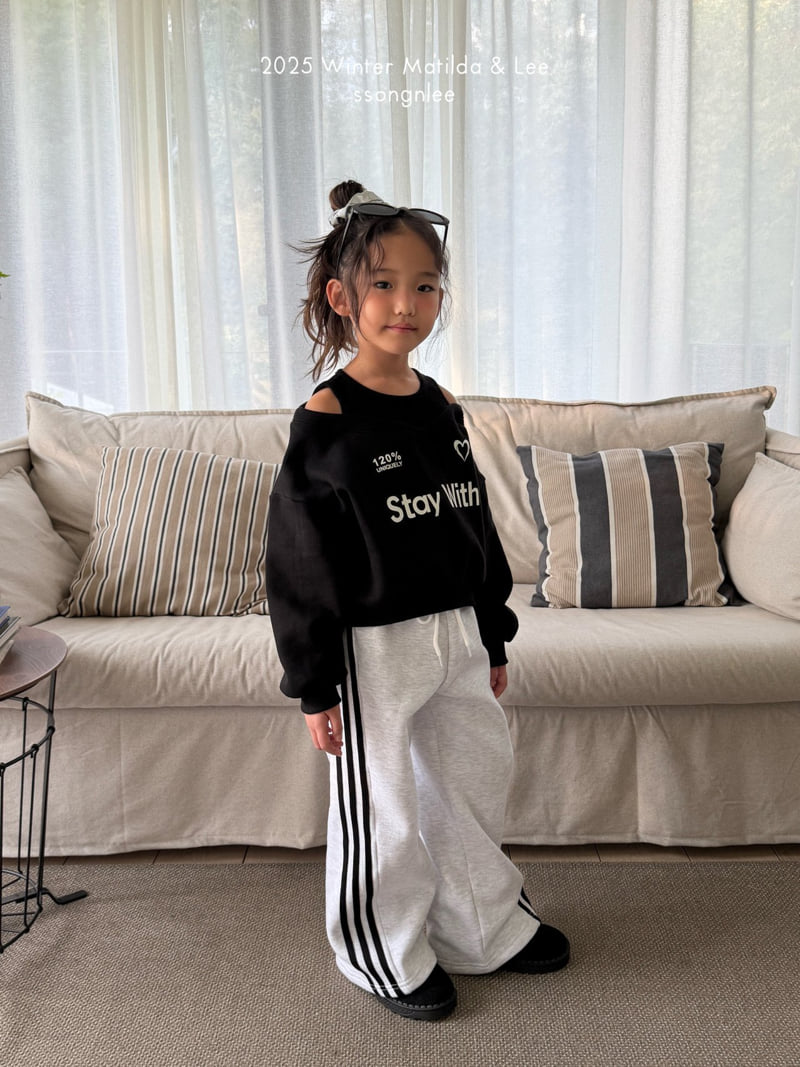 Matilda & Lee - Korean Children Fashion - #kidzfashiontrend - Triple Line Pants - 3