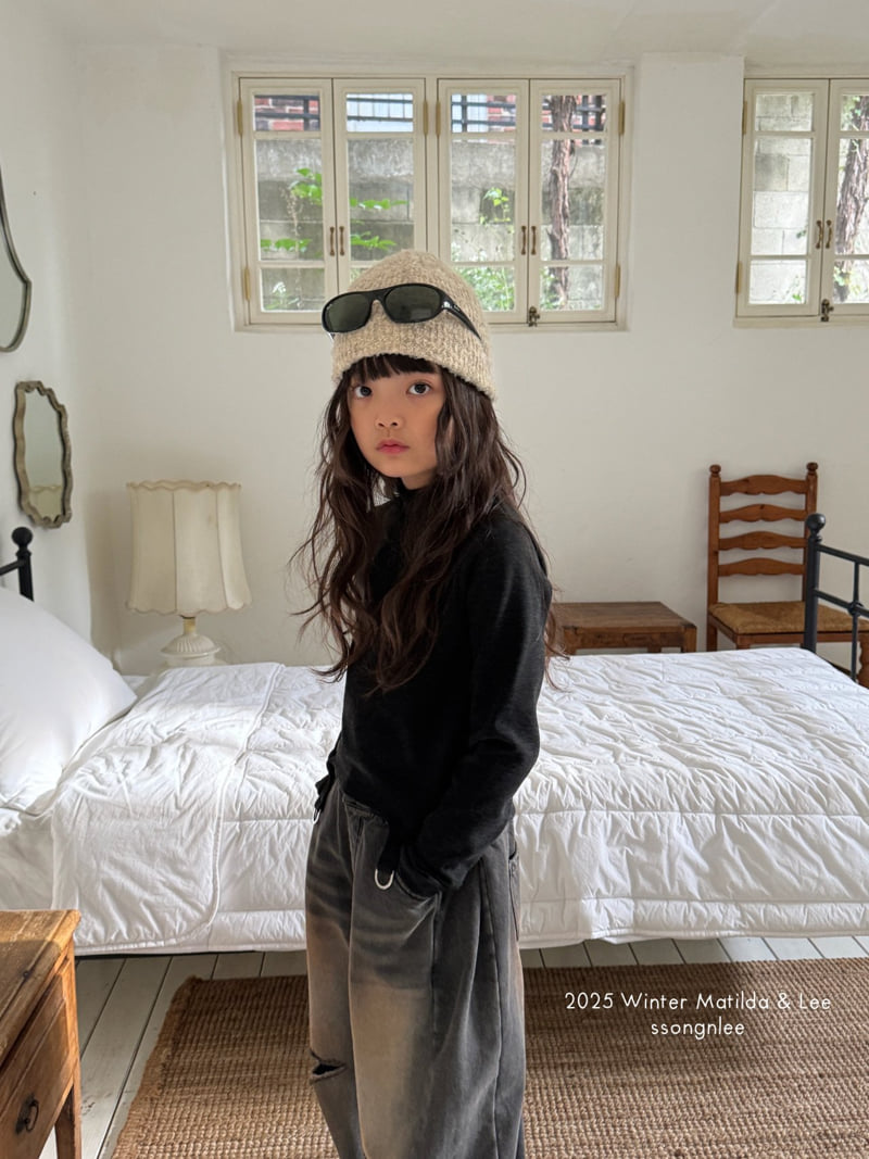 Matilda & Lee - Korean Children Fashion - #kidzfashiontrend - D-ring Half Turtleneck Tee - 11