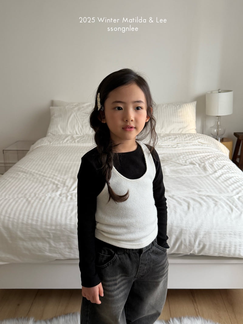 Matilda & Lee - Korean Children Fashion - #kidzfashiontrend - Halterneck Knit - 9