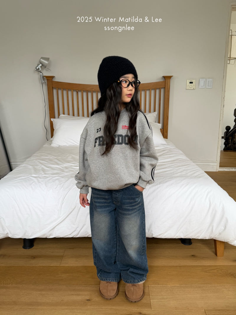 Matilda & Lee - Korean Children Fashion - #kidzfashiontrend - Freedom Line Sweatshirt - 7