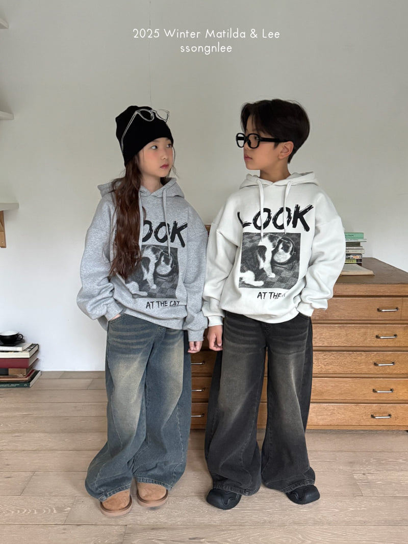 Matilda & Lee - Korean Children Fashion - #kidzfashiontrend - Look the Cat Hoodie - 3