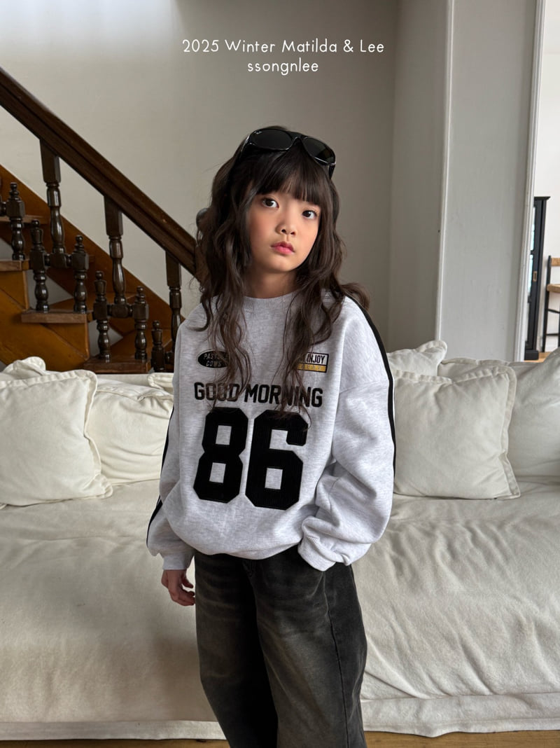 Matilda & Lee - Korean Children Fashion - #kidzfashiontrend - Retro 86 Sweatshirt - 12