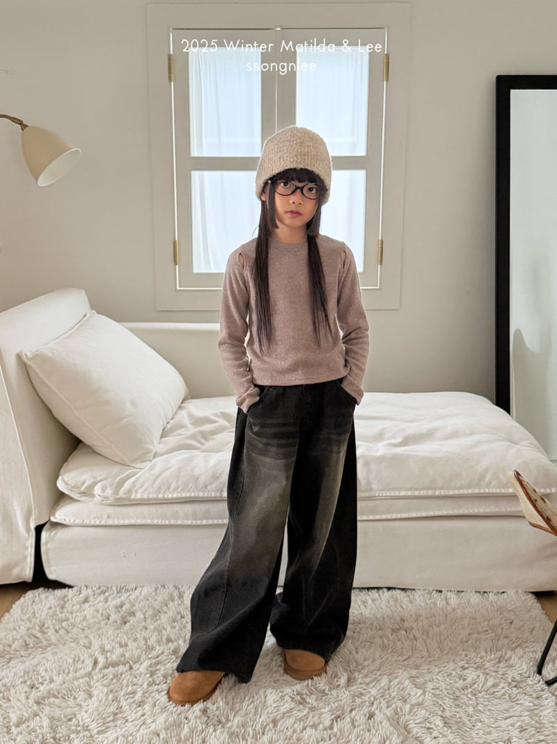 Matilda & Lee - Korean Children Fashion - #littlefashionista - Mild Slit Knit - 3
