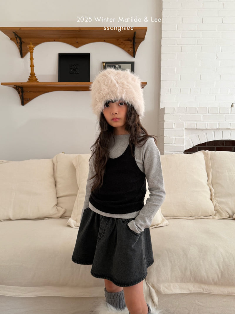 Matilda & Lee - Korean Children Fashion - #littlefashionista - Halterneck Knit - 11