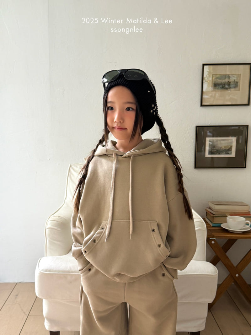 Matilda & Lee - Korean Children Fashion - #magicofchildhood - Eyelet Pig Hoodie