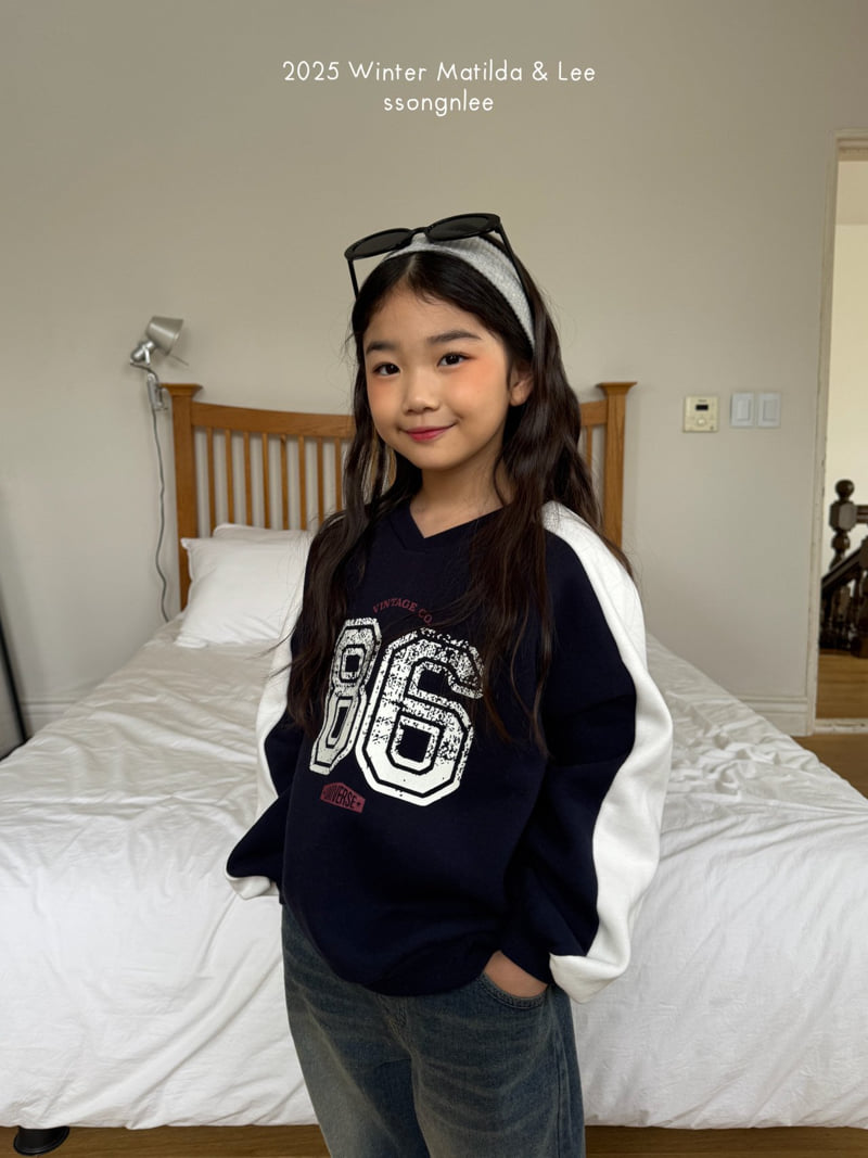Matilda & Lee - Korean Children Fashion - #magicofchildhood - Vintage V Neck Sweatshirt - 12