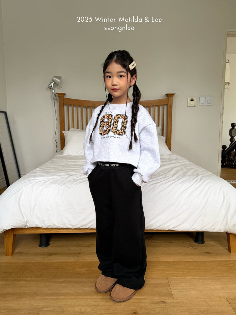 Matilda & Lee - Korean Children Fashion - #magicofchildhood - Leo Crop Sweatshirt - 3