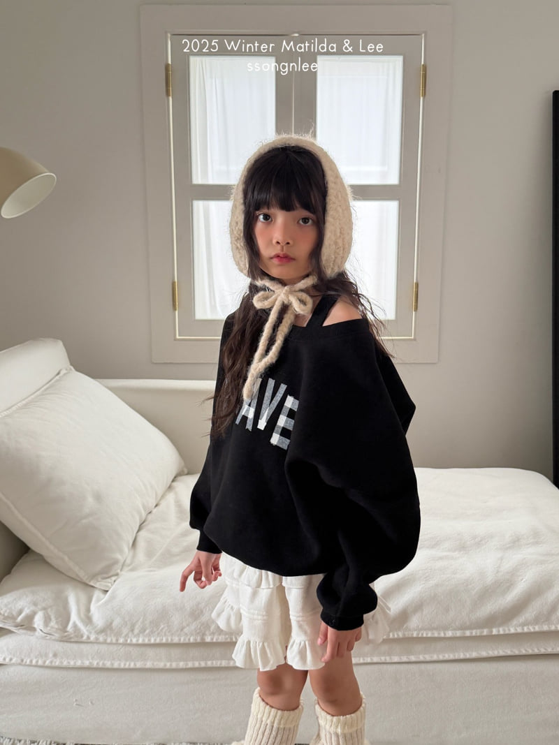 Matilda & Lee - Korean Children Fashion - #magicofchildhood - Heaven Off Shoulder Sweatshirt - 11