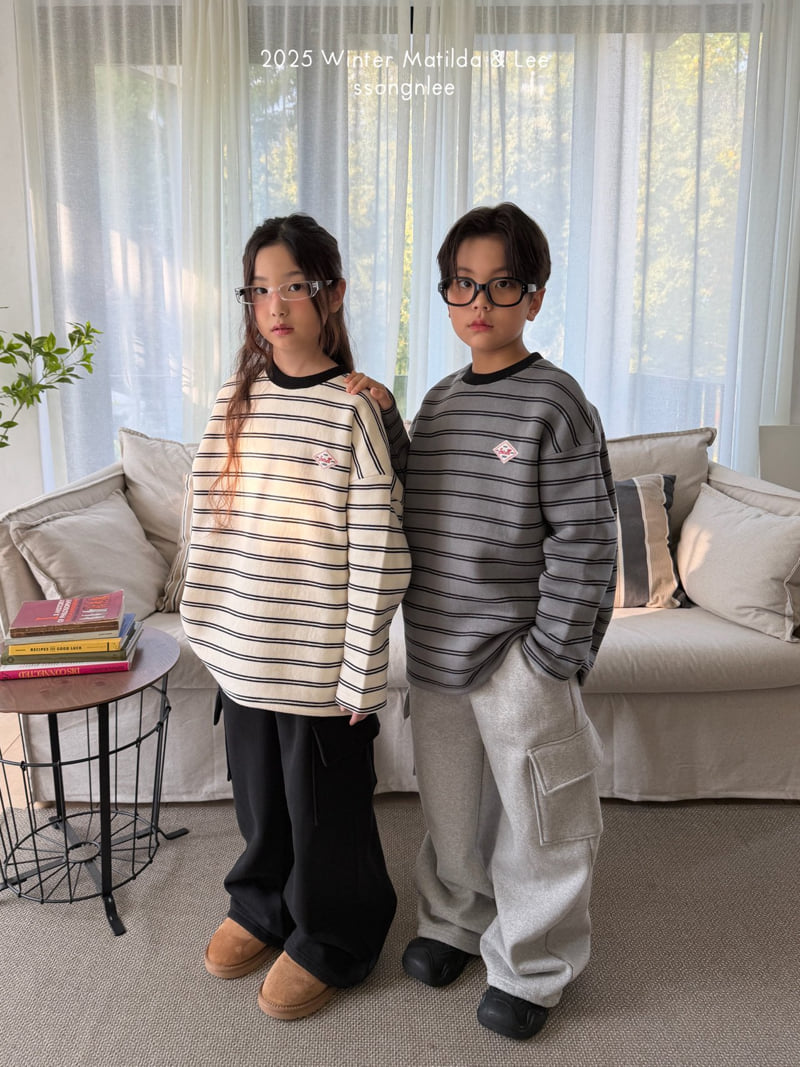 Matilda & Lee - Korean Children Fashion - #magicofchildhood - Fair Label Stripe Tee - 12