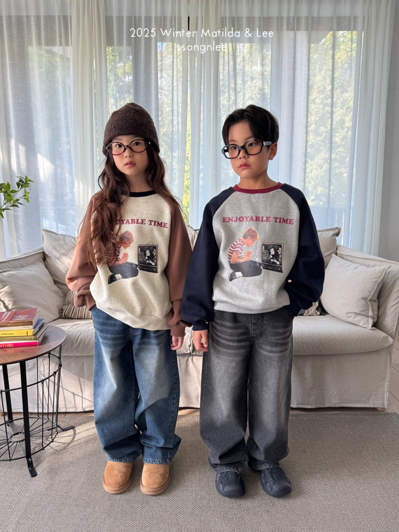Matilda & Lee - Korean Children Fashion - #littlefashionista - Winter Daily Denim Pants - 4