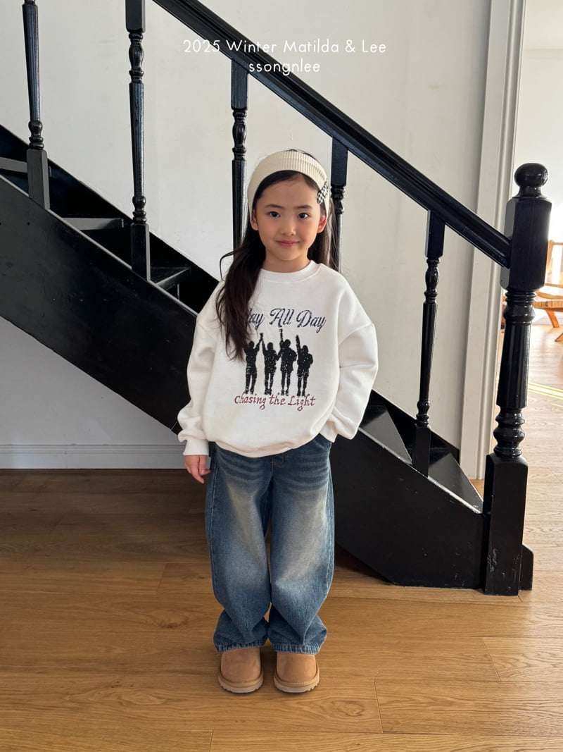 Matilda & Lee - Korean Children Fashion - #minifashionista - All Day Sweatshirt - 3
