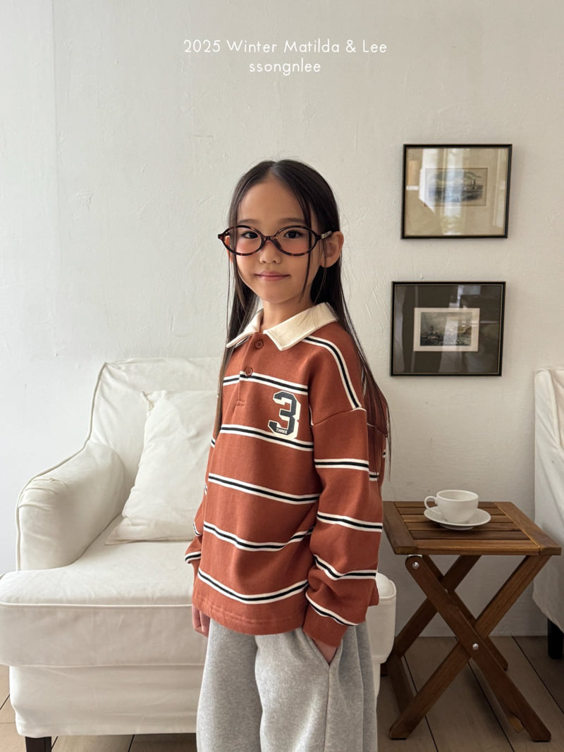 Matilda & Lee - Korean Children Fashion - #minifashionista - Number Three Collar Tee - 11