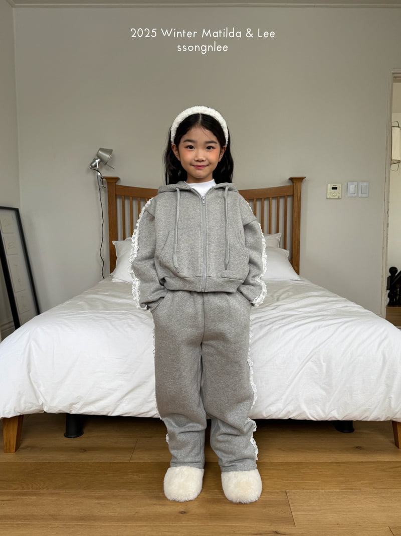 Matilda & Lee - Korean Children Fashion - #minifashionista - Winter Lace Pants - 3