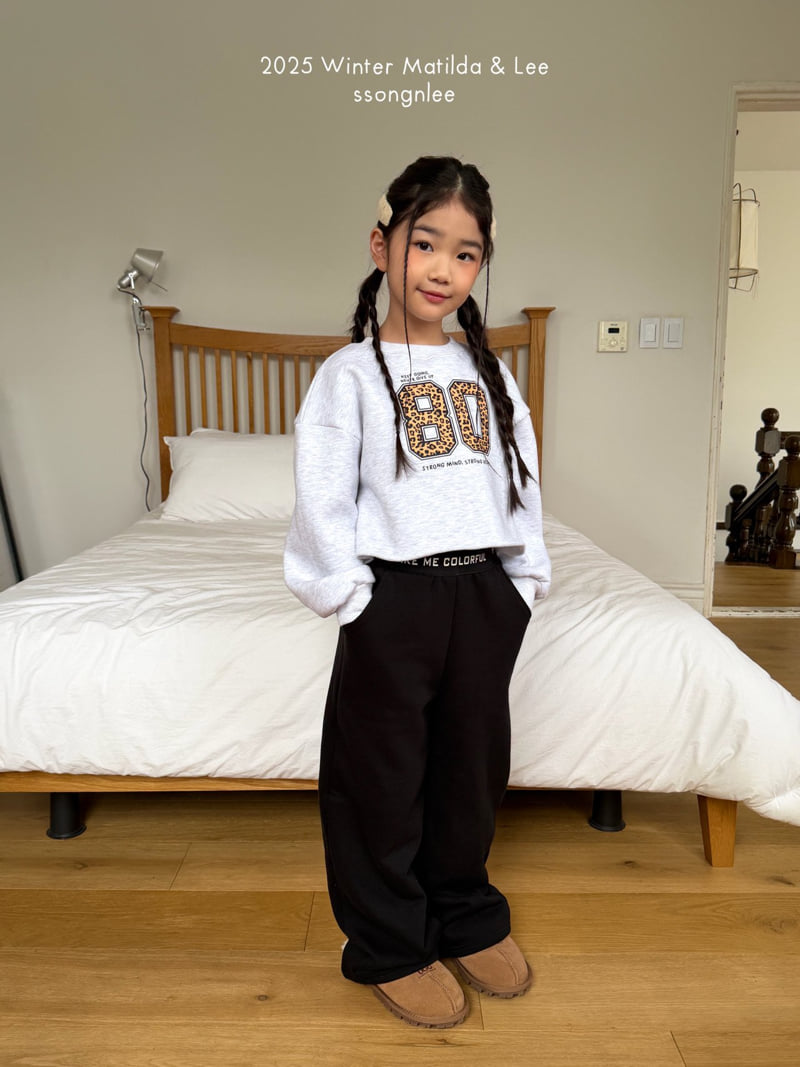 Matilda & Lee - Korean Children Fashion - #magicofchildhood - Leo Crop Sweatshirt - 4