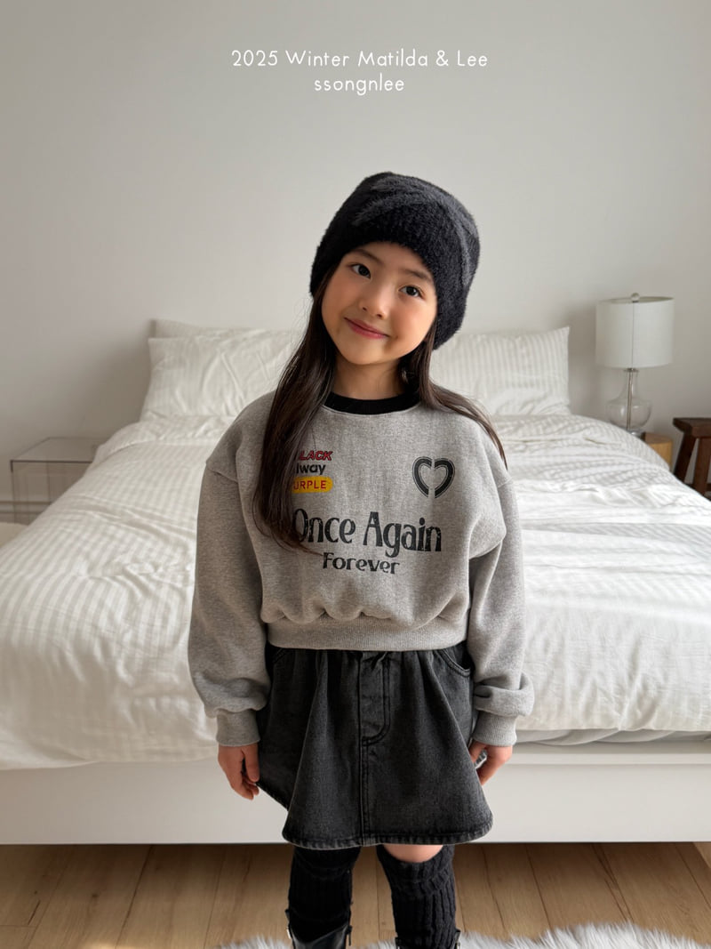 Matilda & Lee - Korean Children Fashion - #minifashionista - Once Crop Sweatshirt