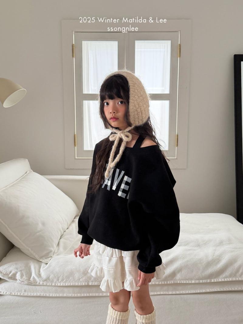 Matilda & Lee - Korean Children Fashion - #minifashionista - Heaven Off Shoulder Sweatshirt - 12