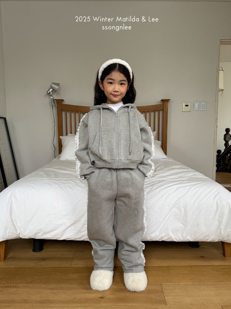 Matilda & Lee - Korean Children Fashion - #minifashionista - Winter Lace Pants - 4