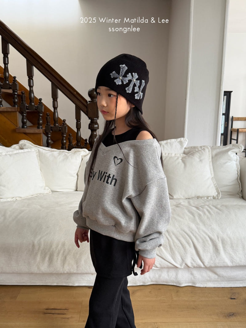 Matilda & Lee - Korean Children Fashion - #prettylittlegirls - With Slit Sweatshirt - 9