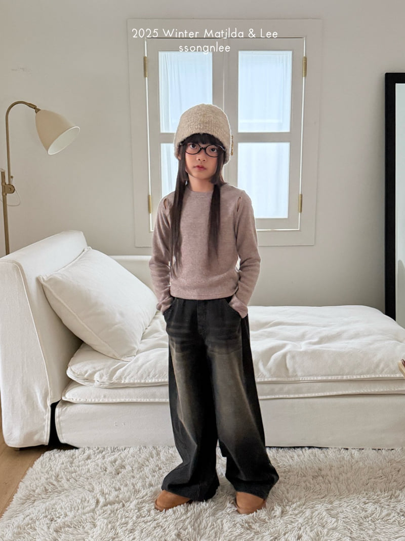 Matilda & Lee - Korean Children Fashion - #prettylittlegirls - Mild Slit Knit - 6