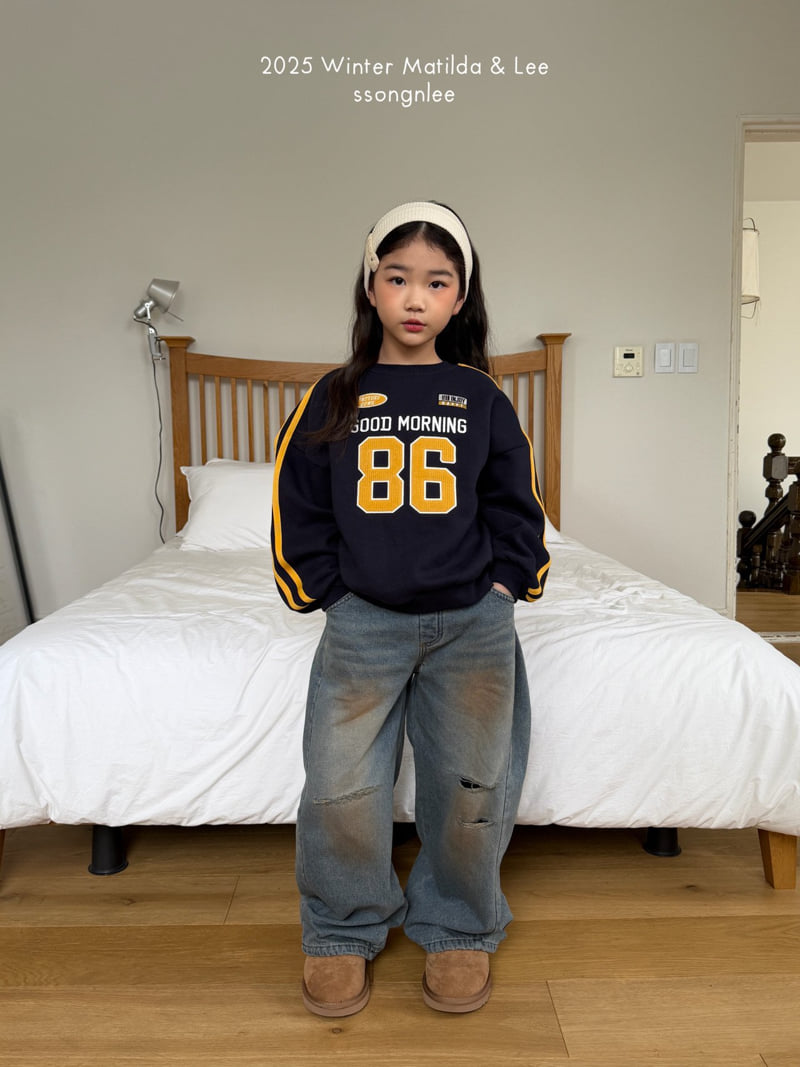 Matilda & Lee - Korean Children Fashion - #prettylittlegirls - Retro 86 Sweatshirt - 3