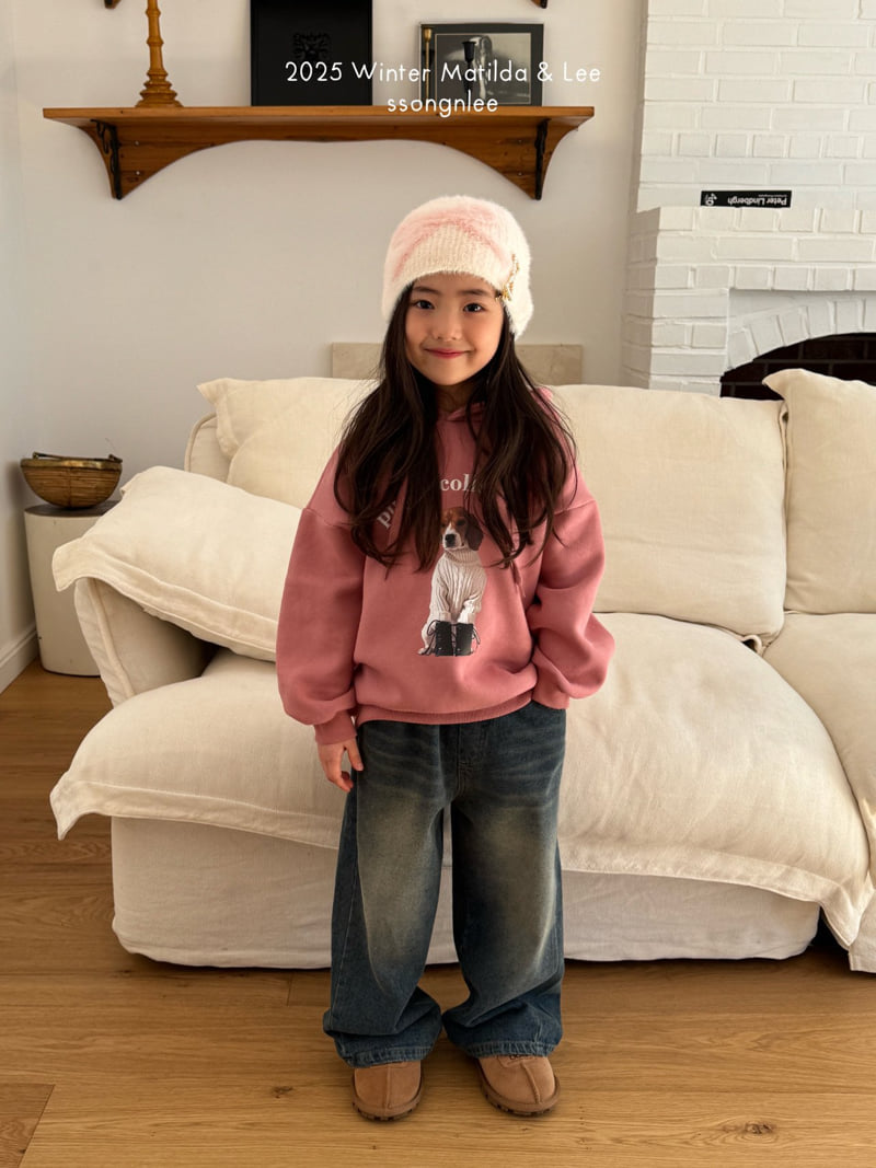 Matilda & Lee - Korean Children Fashion - #stylishchildhood - Diagonal Denim Pants - 9