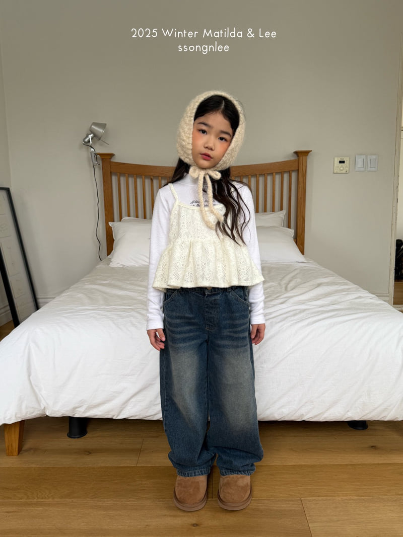 Matilda & Lee - Korean Children Fashion - #toddlerclothing - Lace Bustier - 4