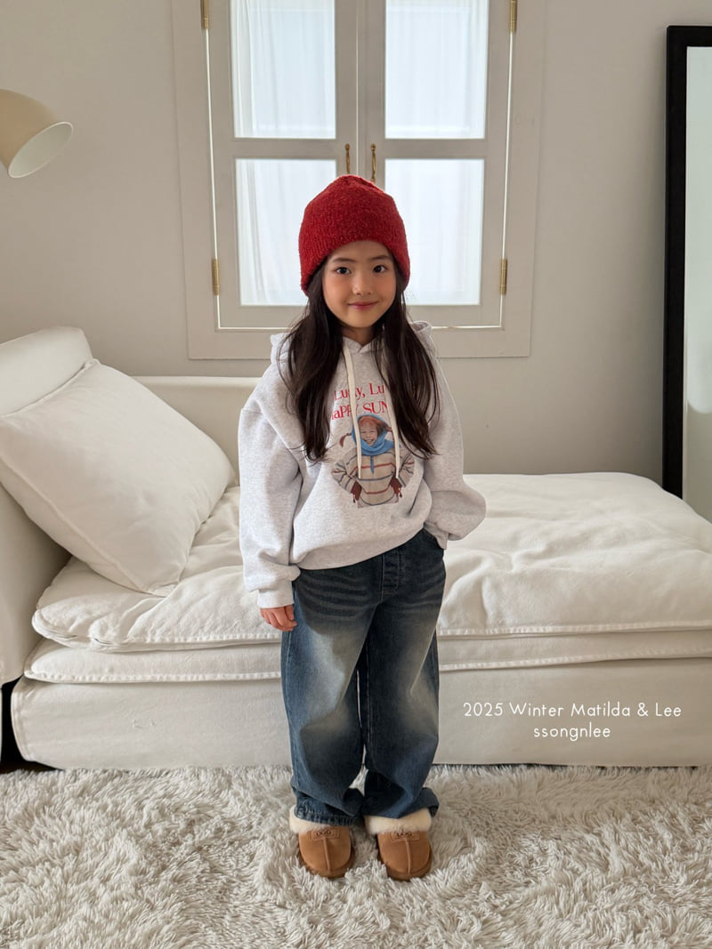 Matilda & Lee - Korean Children Fashion - #stylishchildhood - Lucky Happy Hoodie - 3