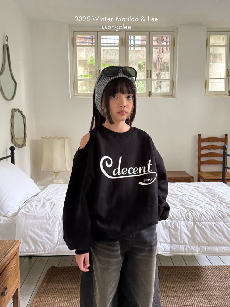 Matilda & Lee - Korean Children Fashion - #todddlerfashion - Decent Slit Sweatshirt - 3