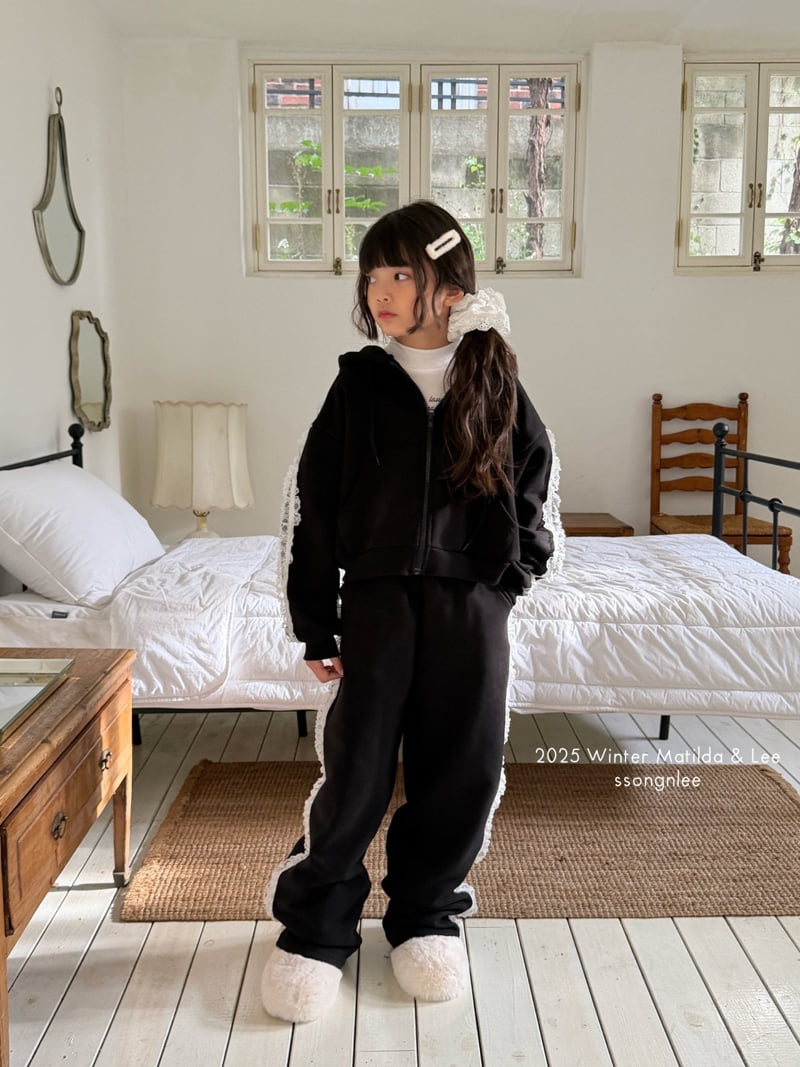 Matilda & Lee - Korean Children Fashion - #todddlerfashion - Winter Lace Zip-up Hood - 7