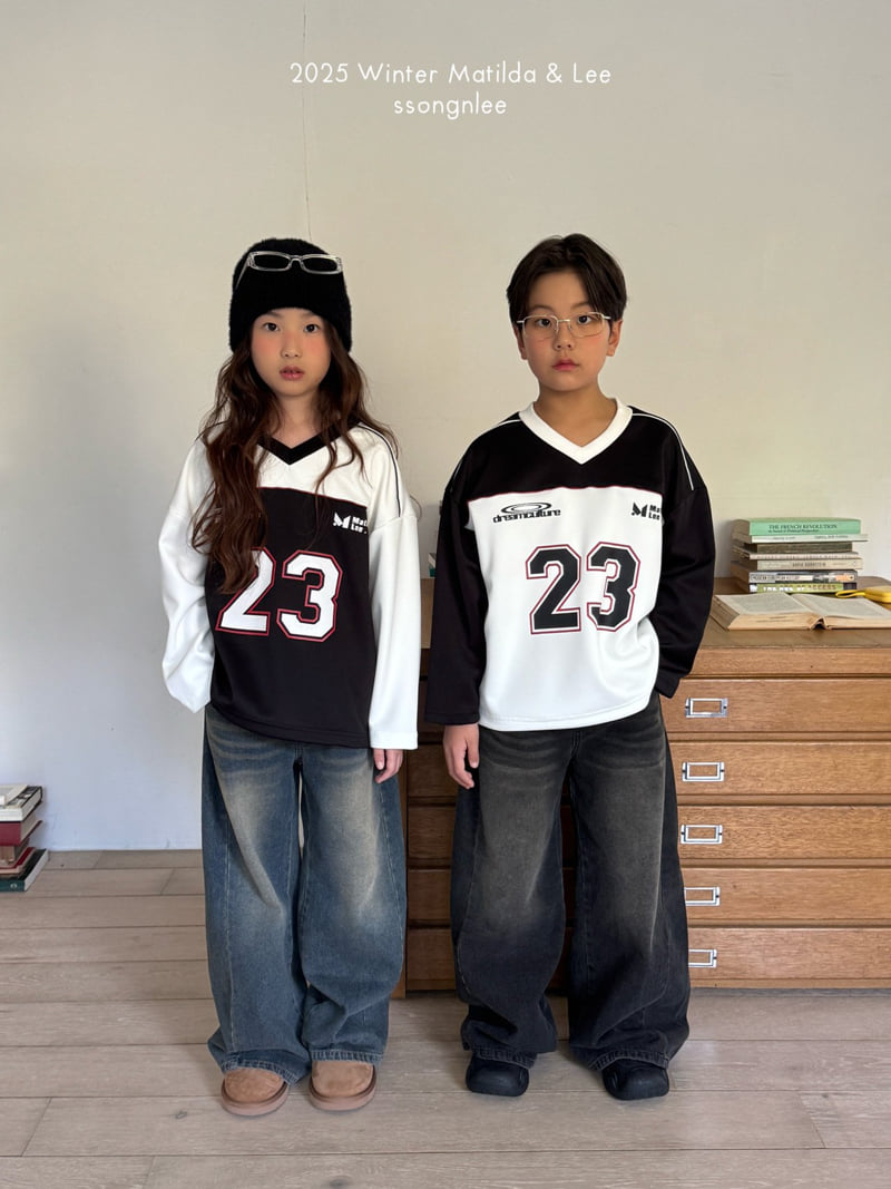 Matilda & Lee - Korean Children Fashion - #todddlerfashion - 23 V Jersey Sweatshirt - 5