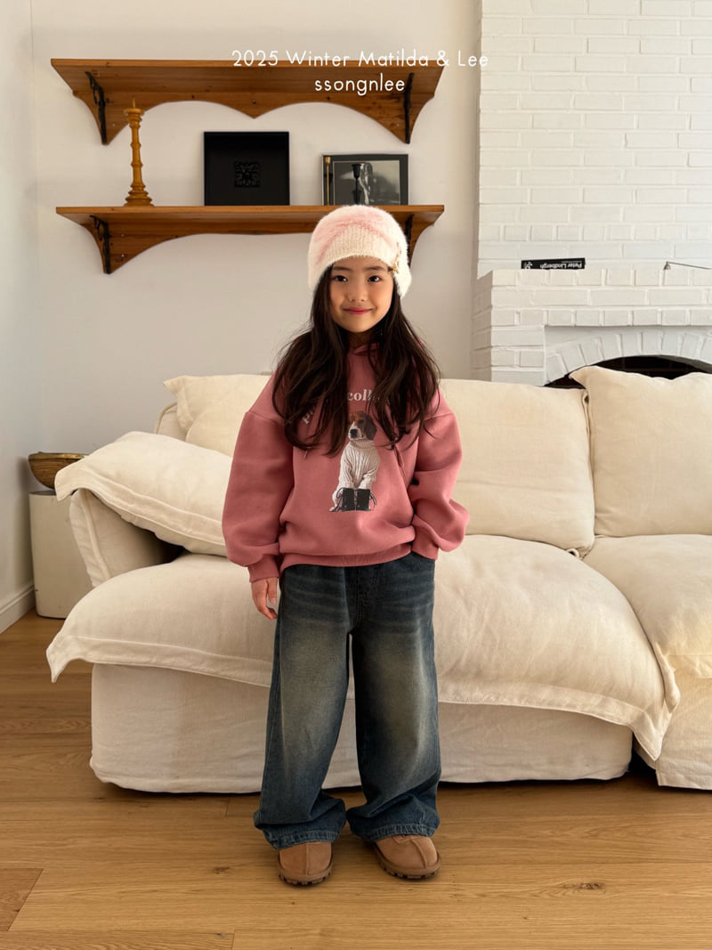 Matilda & Lee - Korean Children Fashion - #toddlerclothing - Diagonal Denim Pants - 8