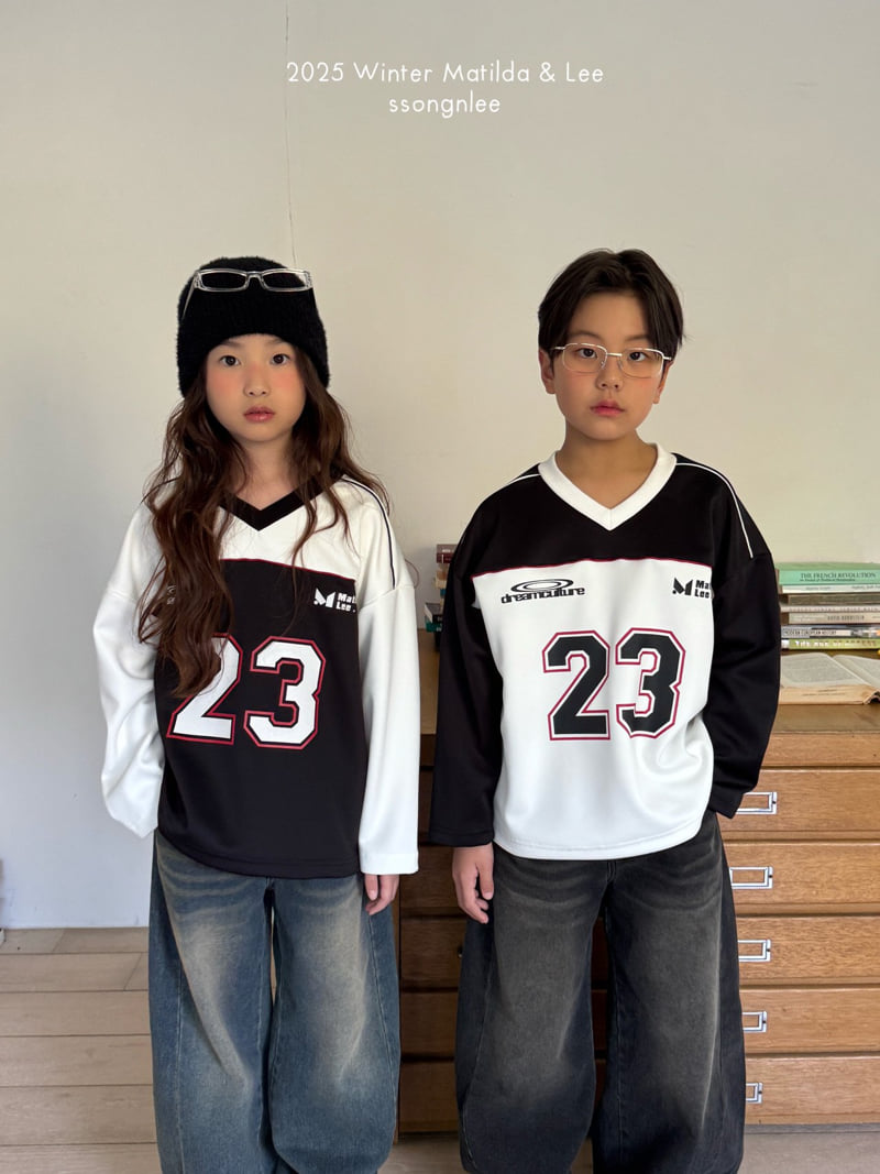 Matilda & Lee - Korean Children Fashion - #toddlerclothing - 23 V Jersey Sweatshirt - 6