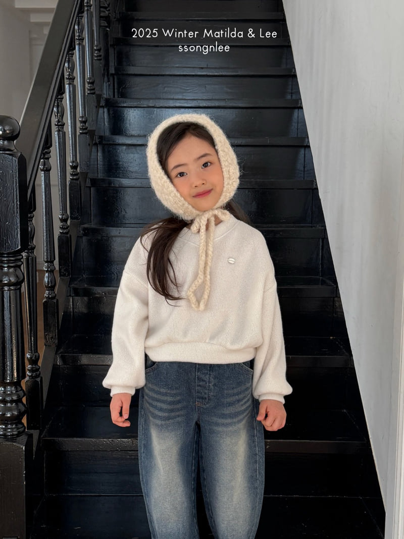 Matilda & Lee - Korean Children Fashion - #todddlerfashion - Winter V Neck Knit - 4