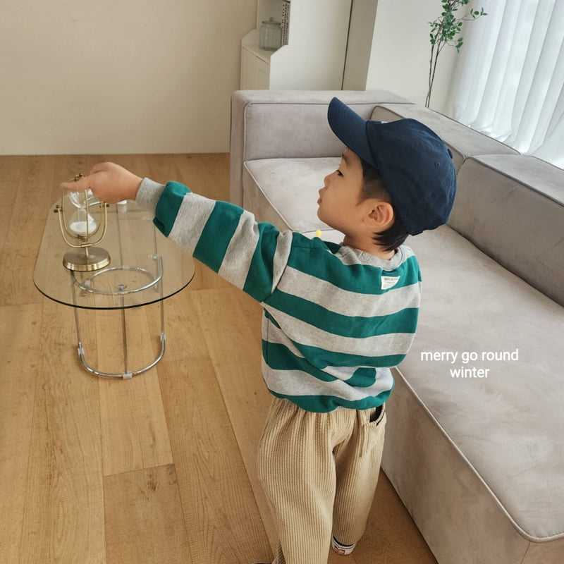 Merry Go Round - Korean Children Fashion - #Kfashion4kids - Bonding Corduroy Pants - 7