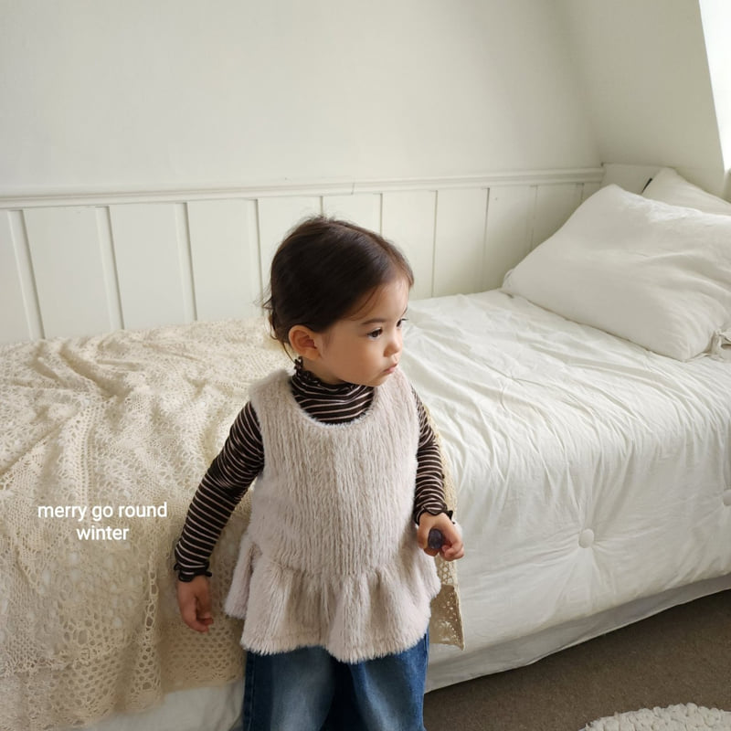 Merry Go Round - Korean Children Fashion - #Kfashion4kids - Mink Vest - 6