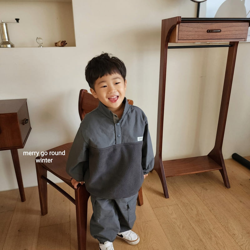 Merry Go Round - Korean Children Fashion - #Kfashion4kids - Smile Bonding Fleece - 5
