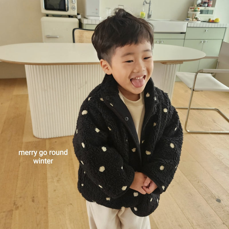 Merry Go Round - Korean Children Fashion - #Kfashion4kids - Embroidered Fleece Jacket - 10