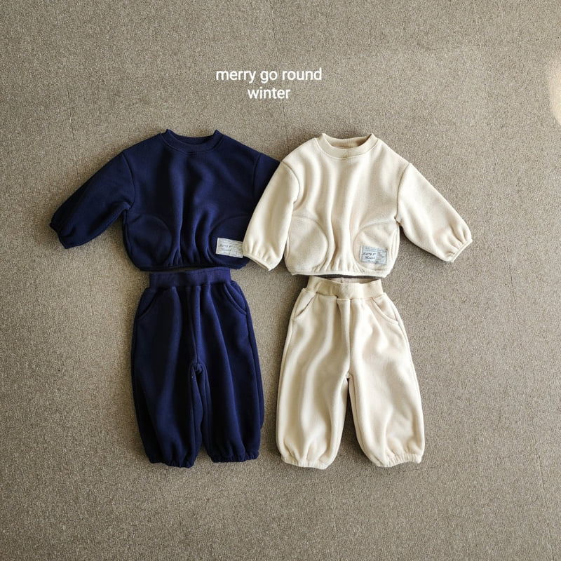 Merry Go Round - Korean Children Fashion - #childofig - Fleece Set - 2