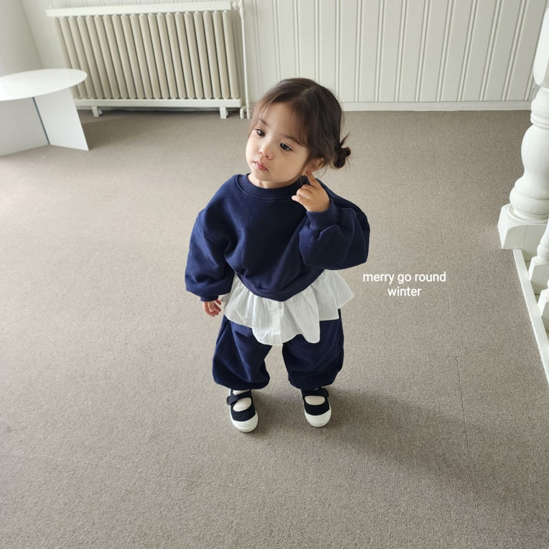 Merry Go Round - Korean Children Fashion - #prettylittlegirls - Shirt Sweatshirt Set - 4