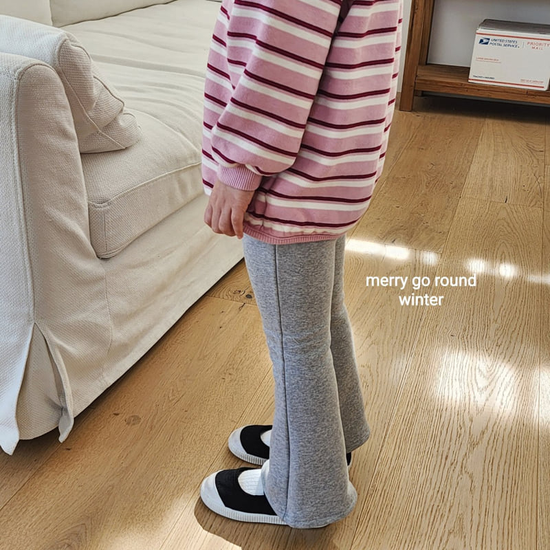Merry Go Round - Korean Children Fashion - #childofig - Winter Bootcut Pants - 3