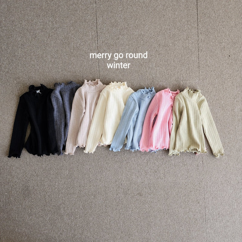 Merry Go Round - Korean Children Fashion - #childrensboutique - Soft Ribbed Half Turtleneck - 2