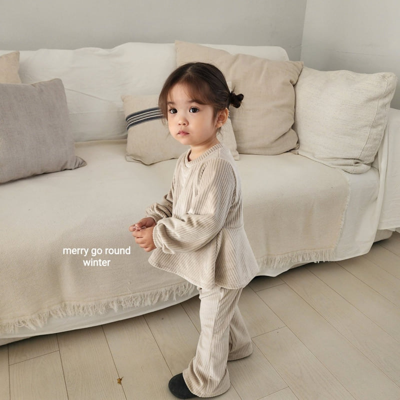 Merry Go Round - Korean Children Fashion - #childrensboutique - Merry Bootcut Set - 6
