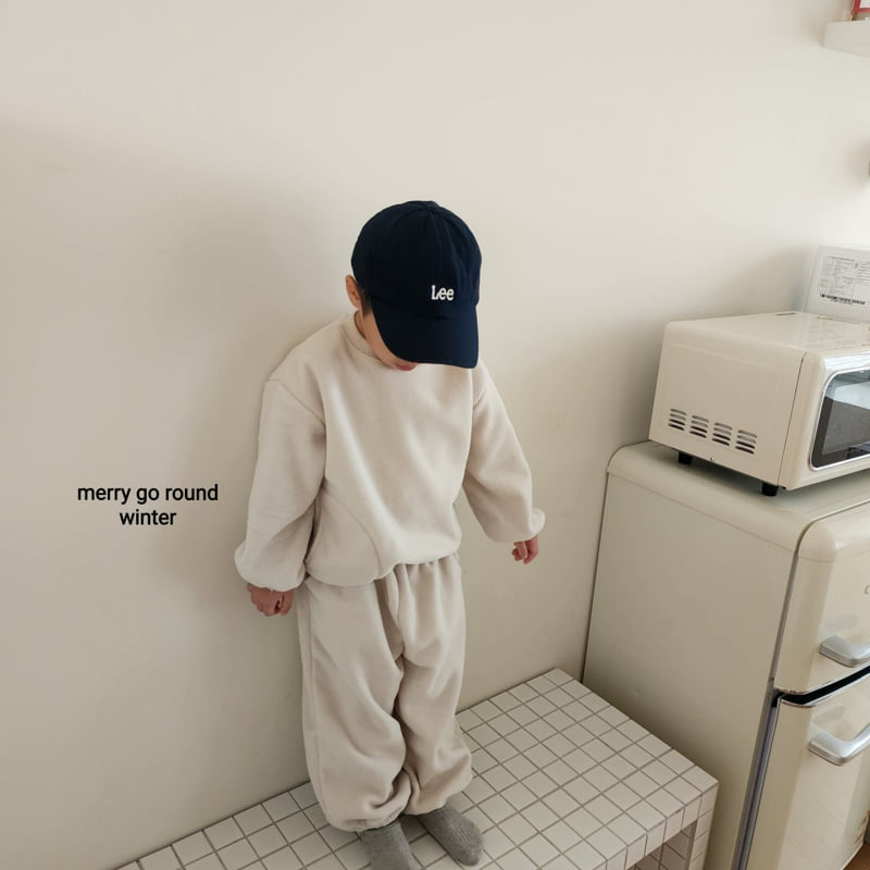 Merry Go Round - Korean Children Fashion - #childrensboutique - Fleece Set - 4