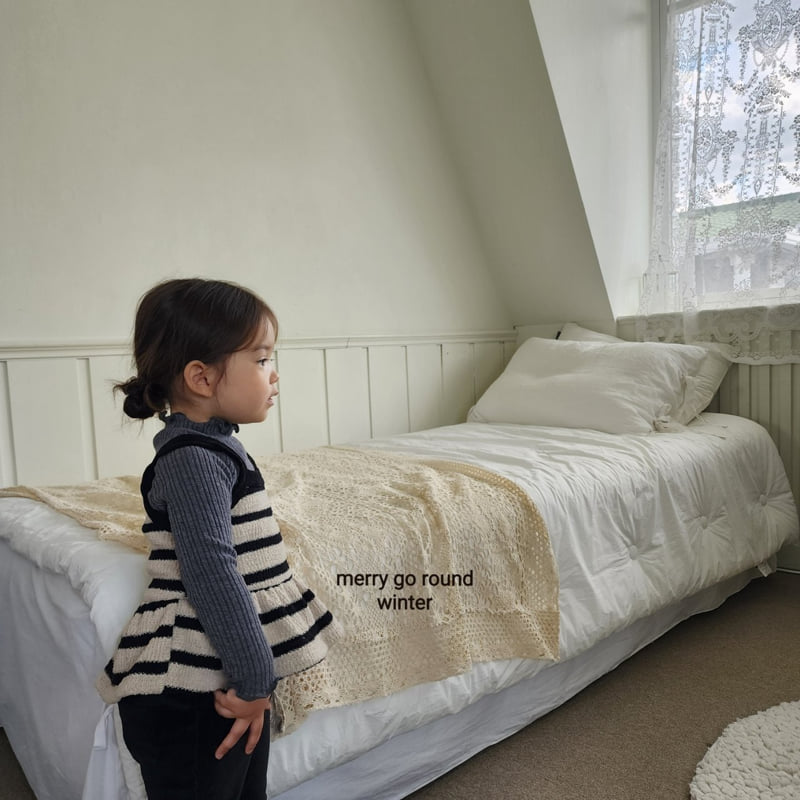 Striped Knit Vest by Merry Go Round for Child - view 3
