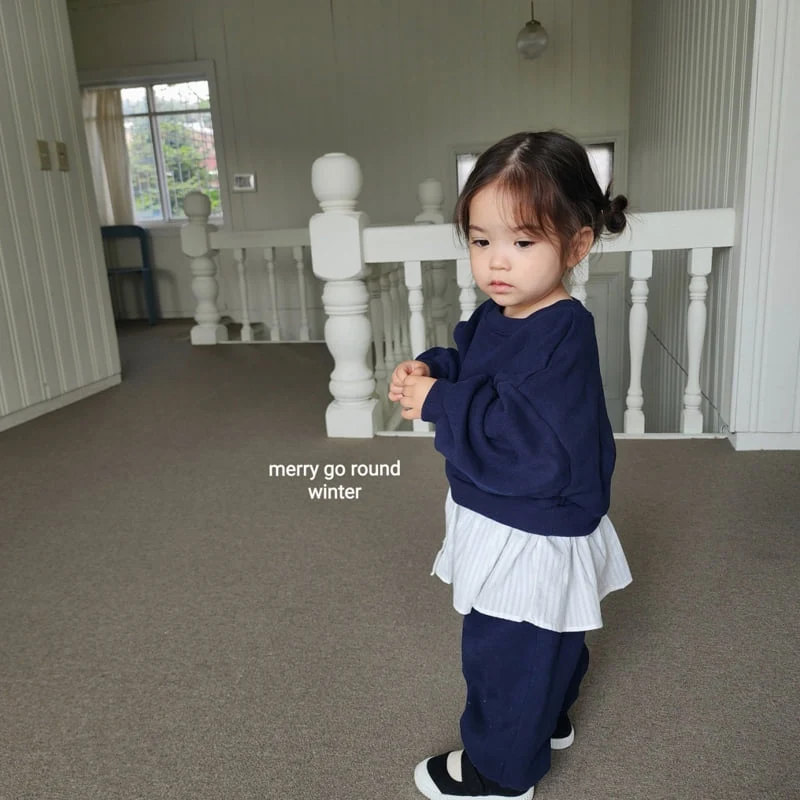 Merry Go Round - Korean Children Fashion - #designkidswear - Shirt Sweatshirt Set - 7
