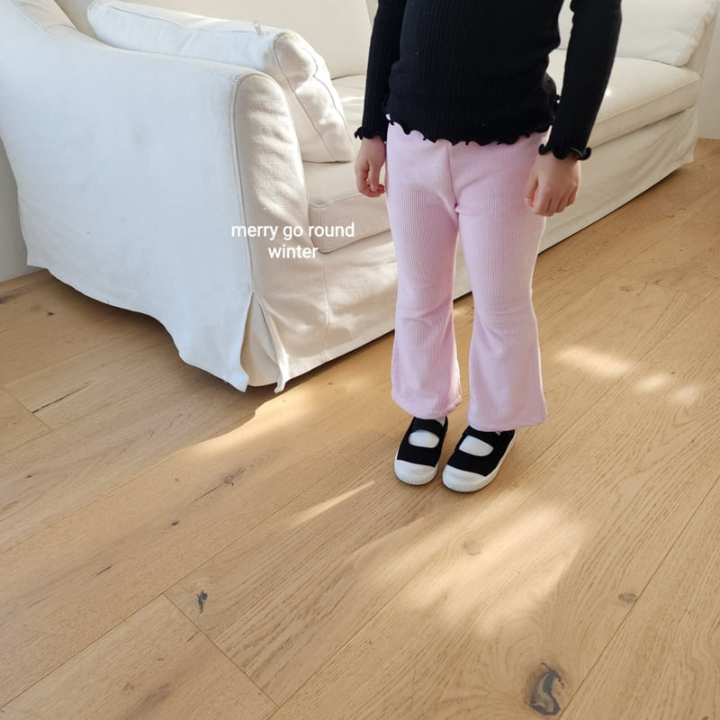 Merry Go Round - Korean Children Fashion - #designkidswear - Winter Bootcut Pants - 5
