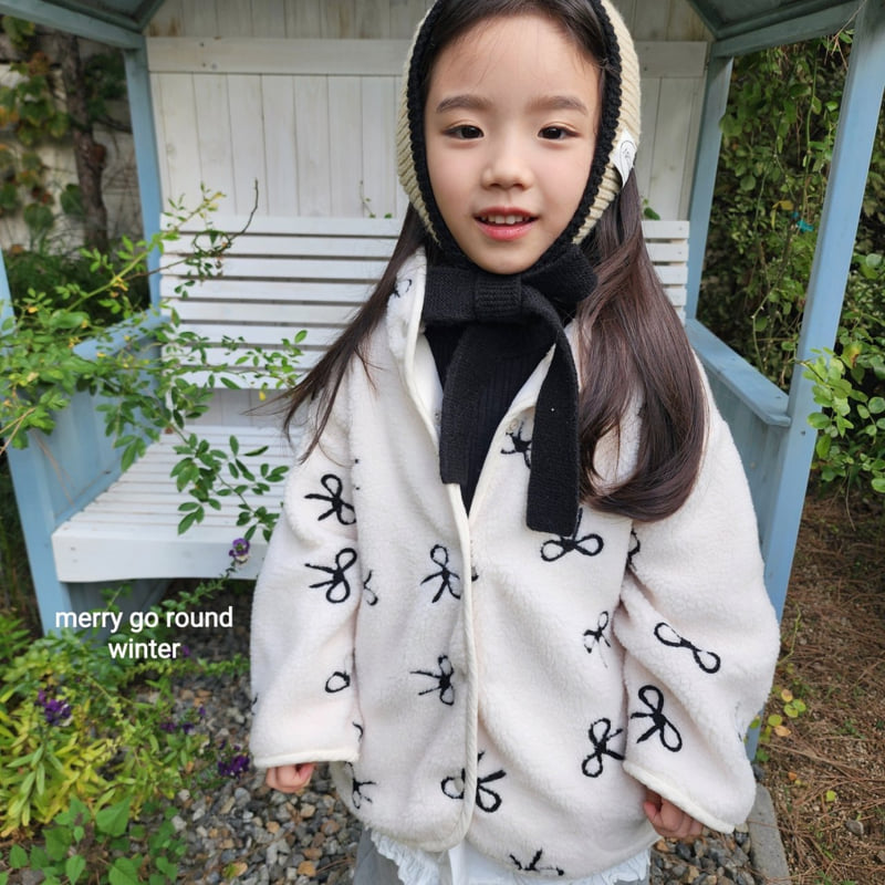 Merry Go Round - Korean Children Fashion - #childrensboutique - Embroidered Fleece Jacket - 4