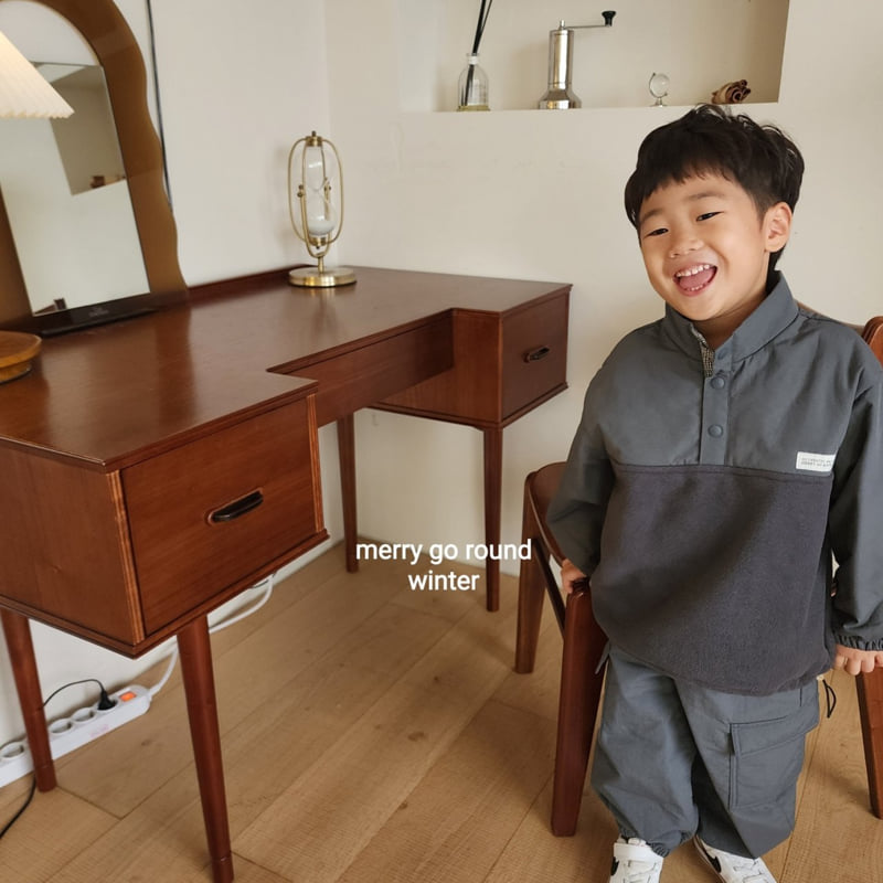 Merry Go Round - Korean Children Fashion - #designkidswear - Bonding Cargo Pants - 3